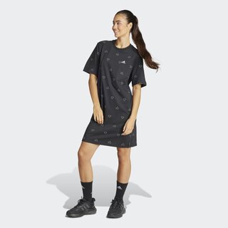 Essentials Monogram Single Jersey Boyfriend Graphic Tee Dress